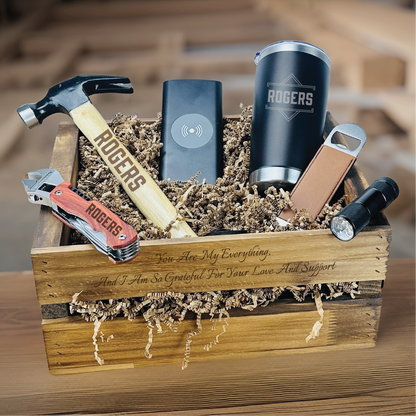 Personalized Handyman Gift Basket