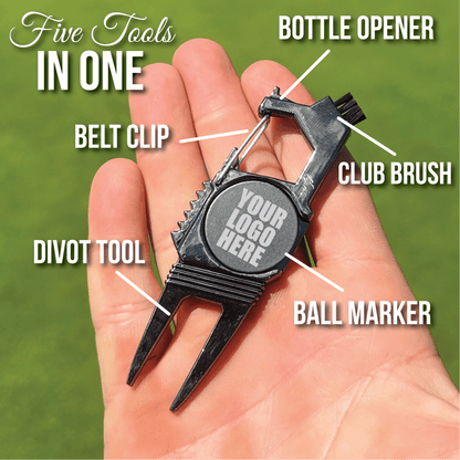 5 - in - 1 Golf Multi Tool with Custom Logo - Golf - GroomsDay