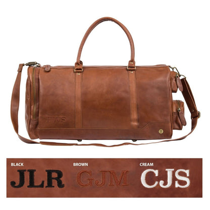 Luxury Leather Duffle - Duffel Bags - GroomsDay