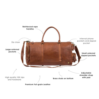 Luxury Leather Duffle