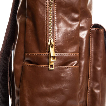 Luxe Leather Laptop Backpack - Duffel Bags - GroomsDay