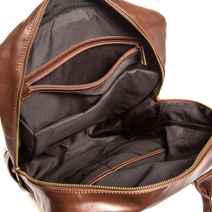 Luxe Leather Laptop Backpack - Duffel Bags - GroomsDay