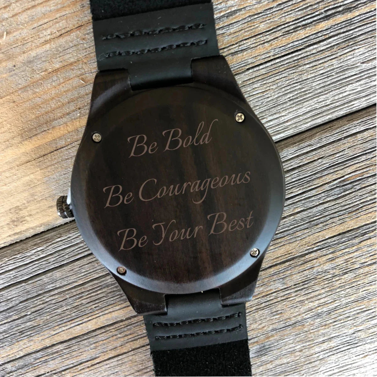 Elegant Personalized Men's Wood Watch - Anniversary - GroomsDay