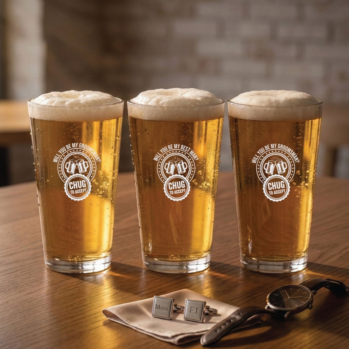 The Groomsman Proposal Pint - Proposal - GroomsDay