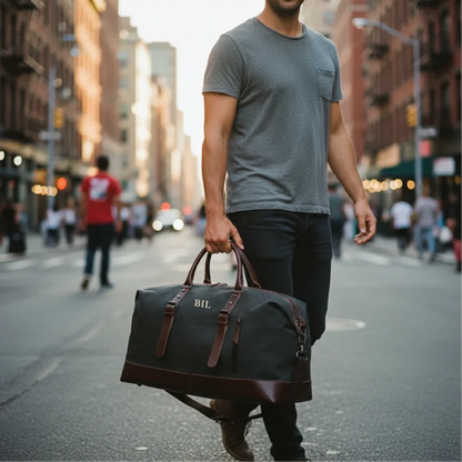 Workhorse Monogrammed Weekender Bag