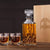 Whiskey Decanter Gift Set for Groomsmen Initial & Name