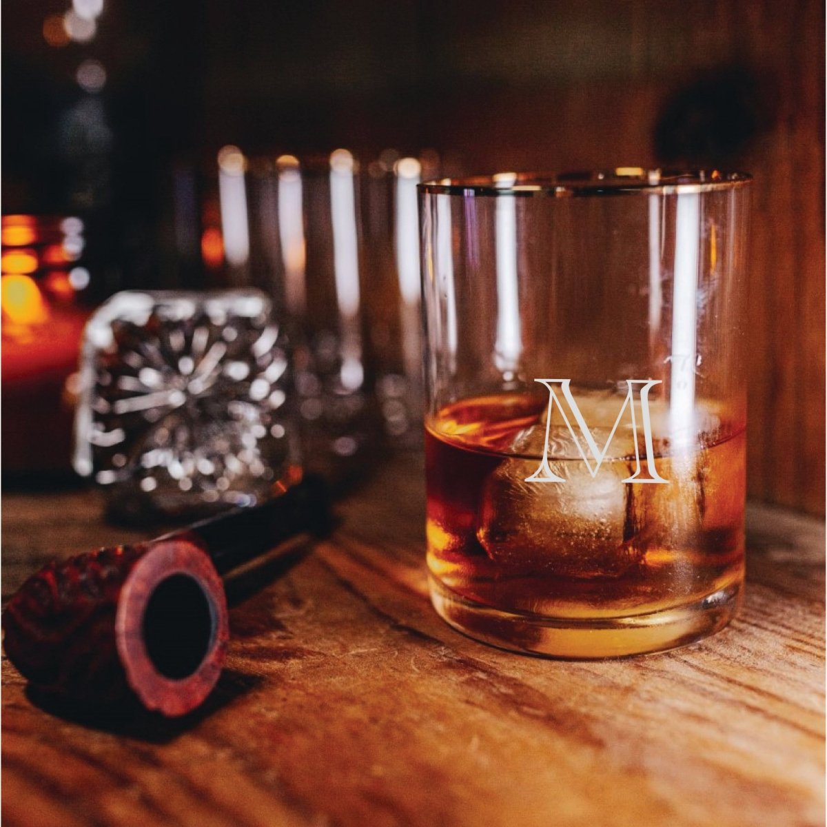 Mans Man Whiskey Glass - GroomsDay