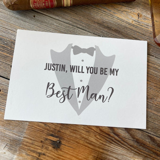 Will You Be My - Groomsman Proposal Card - GroomsDay
