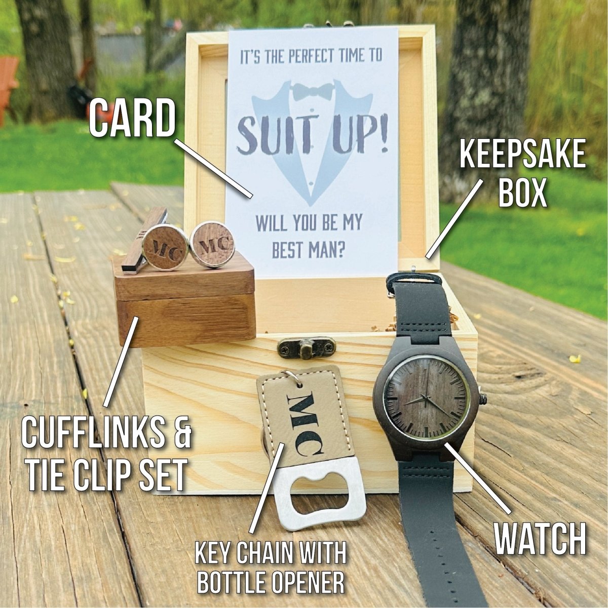 Groomsmen's Gratitude Box Set - Groomsmen Proposal - GroomsDay