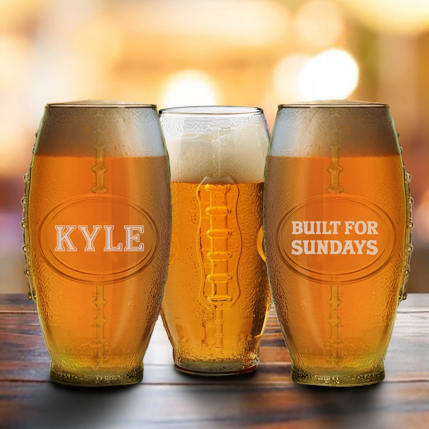 First Down Draft Glass