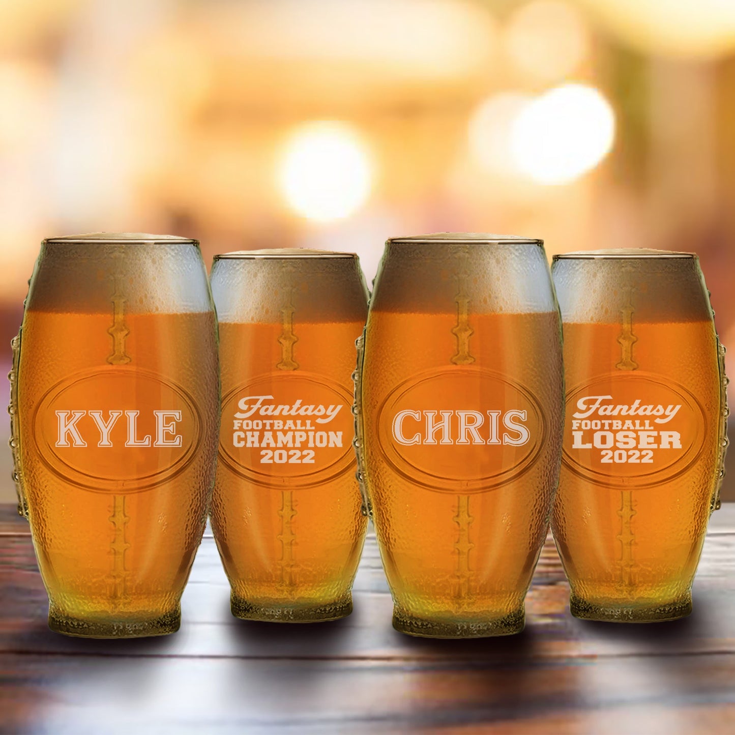 First Down Draft Glass