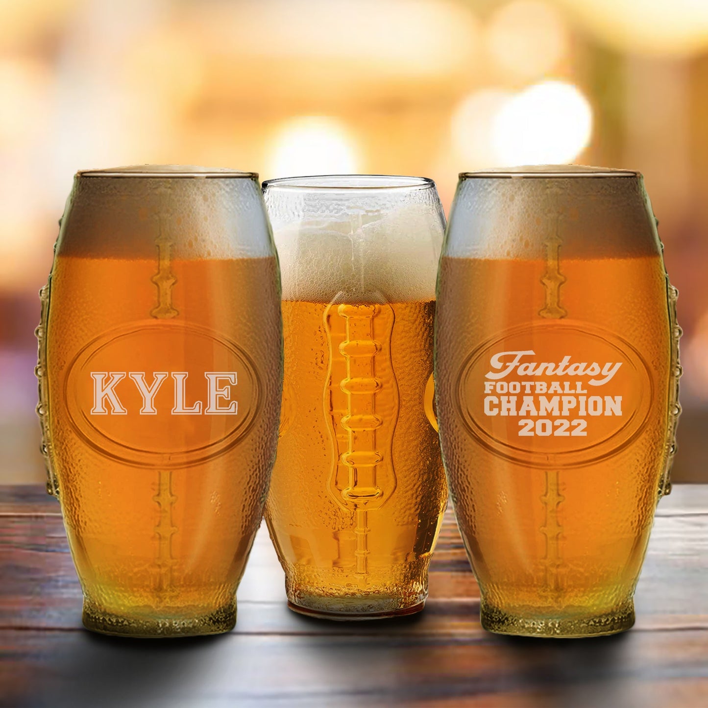 First Down Draft Glass