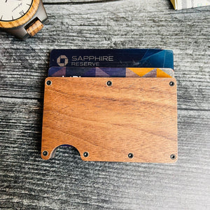 Wooden Minimalist Wallet