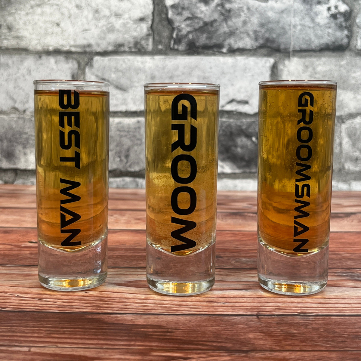 Custom Shot Glass - GroomsDay