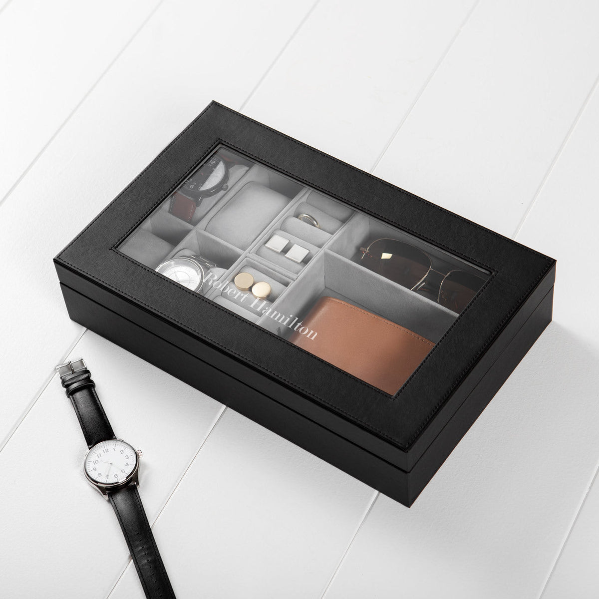 Customized watch box hot sale for him