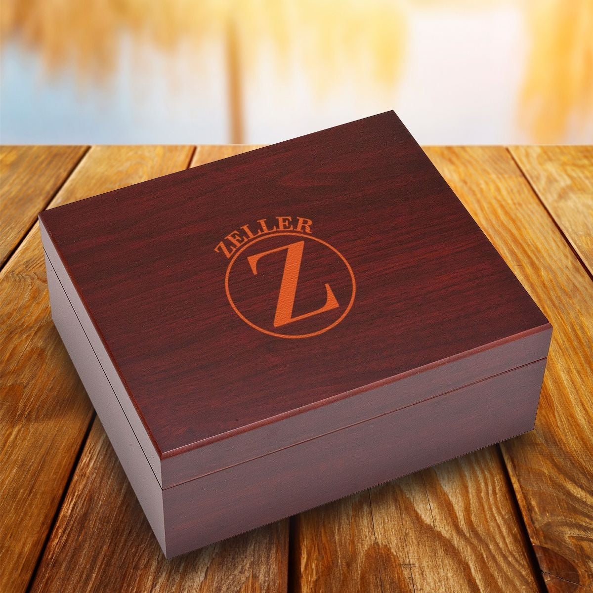 Another Great Personalized Man Gift - Cherry Humidor Bar