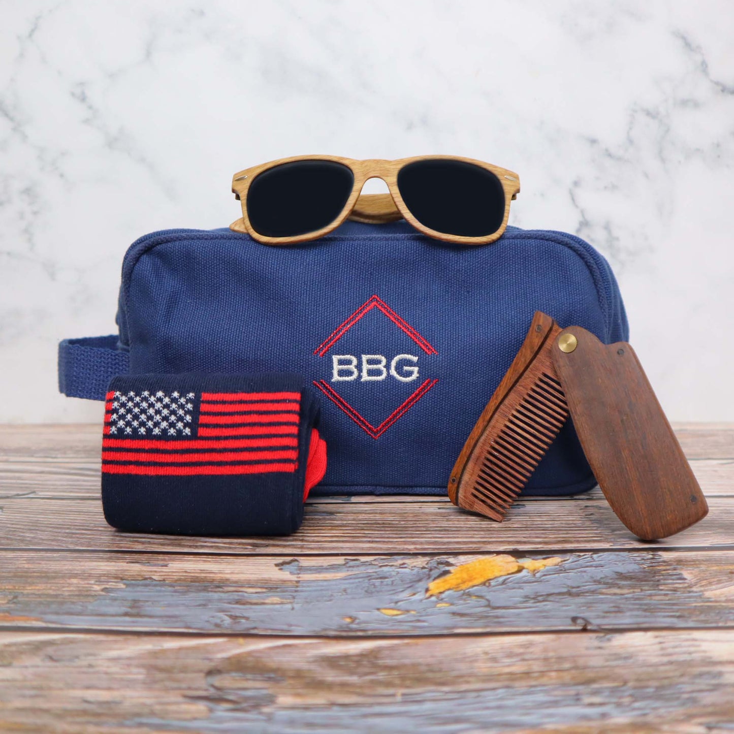 Fun Toiletry Bag Gift Set for Men Dopp Kit