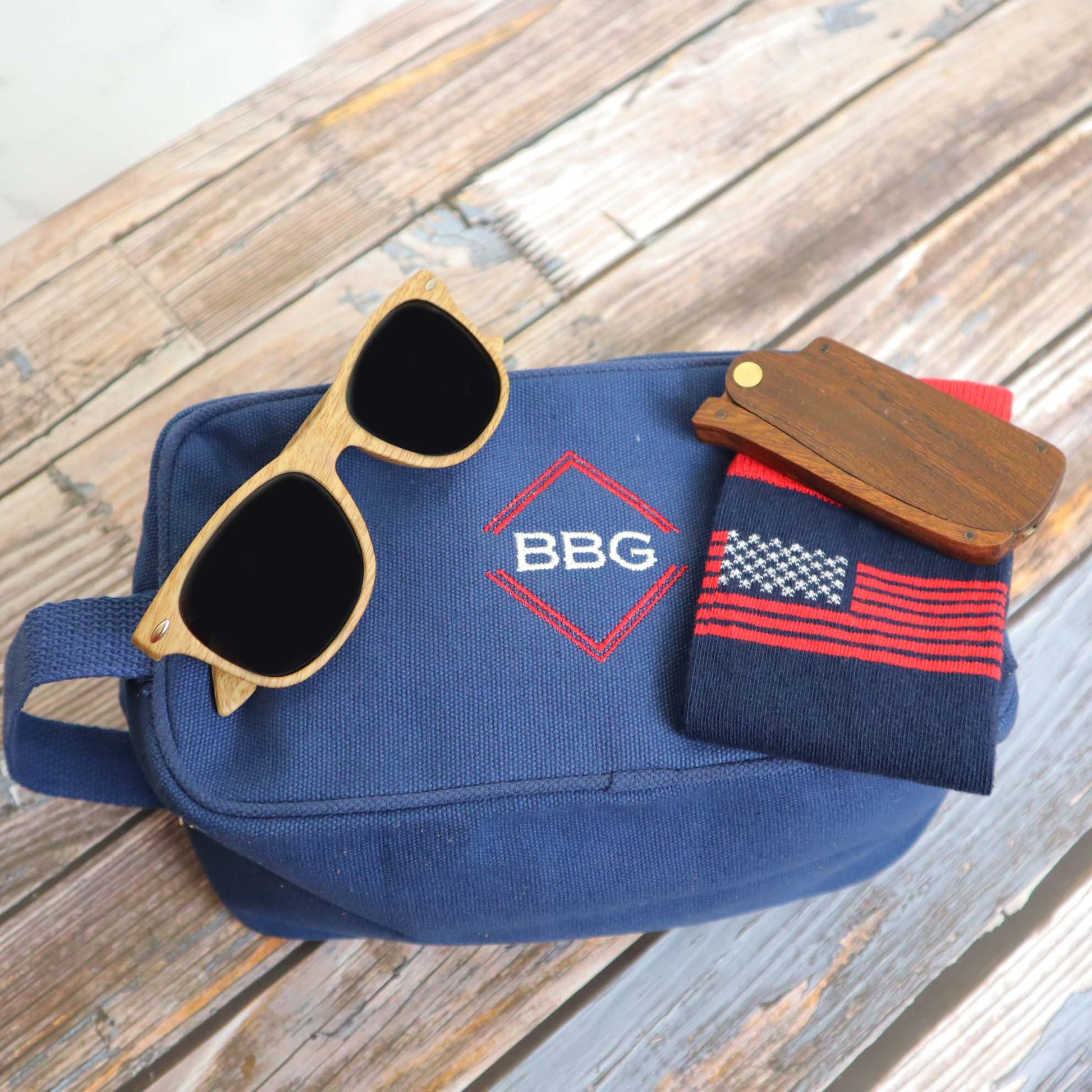 Fun Toiletry Bag Gift Set for Men Dopp Kit