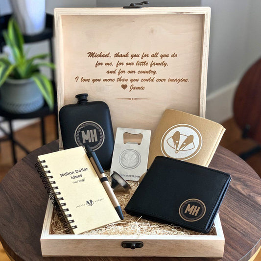 All In One Gift Box Initials (Circle Design)