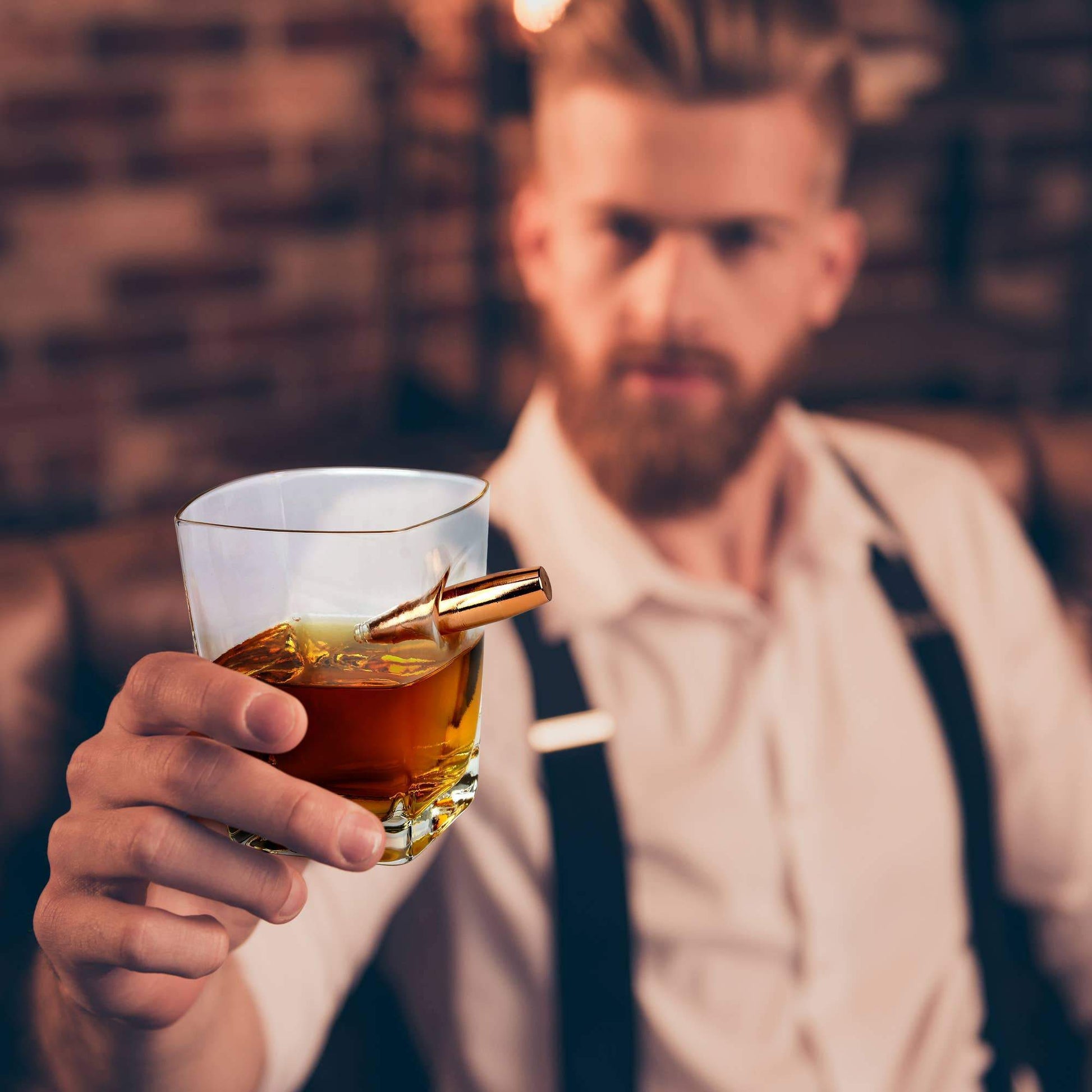 Unique Groomsmen Bullet Whiskey Glass Whiskey Glasses