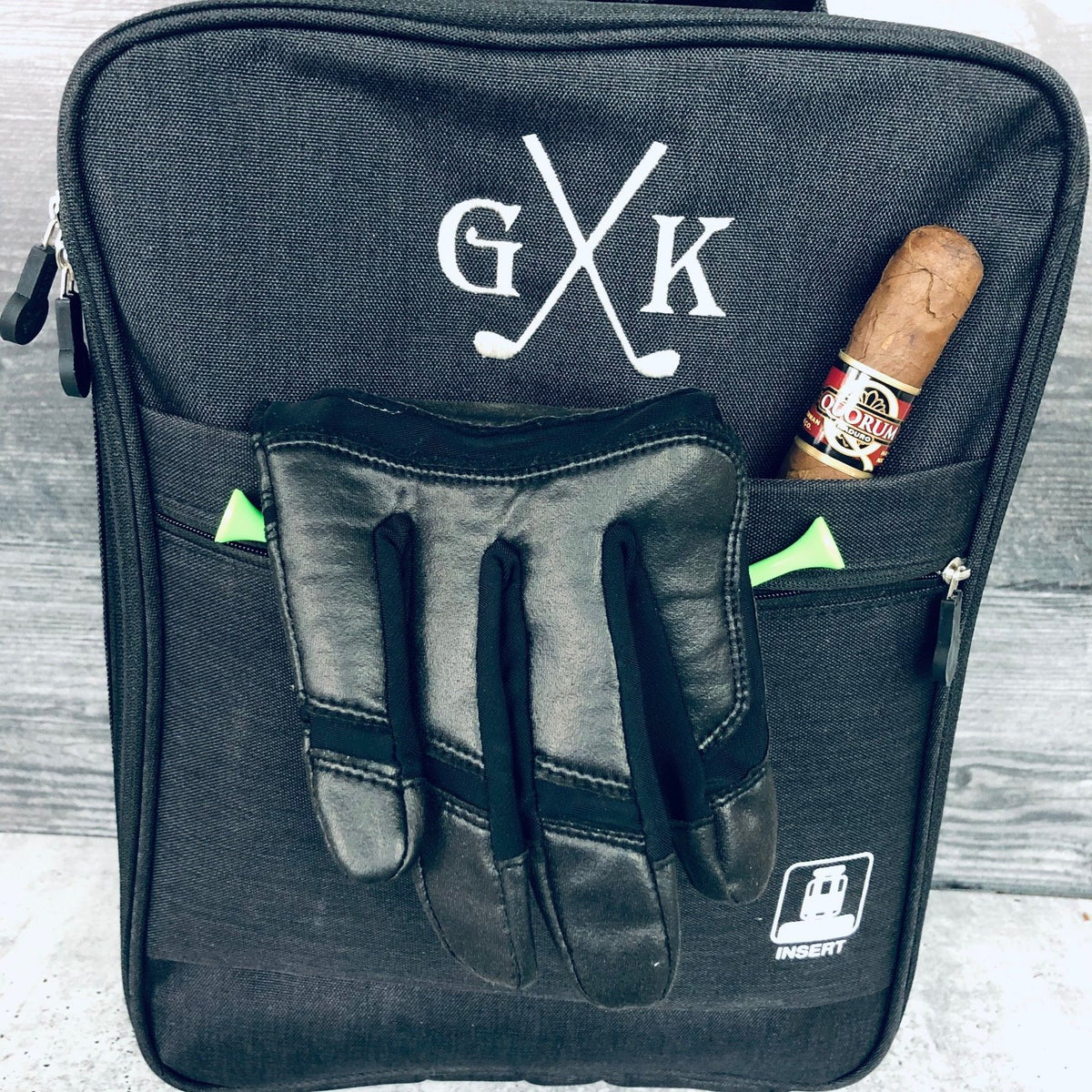 Personalized golf clearance shoe bag