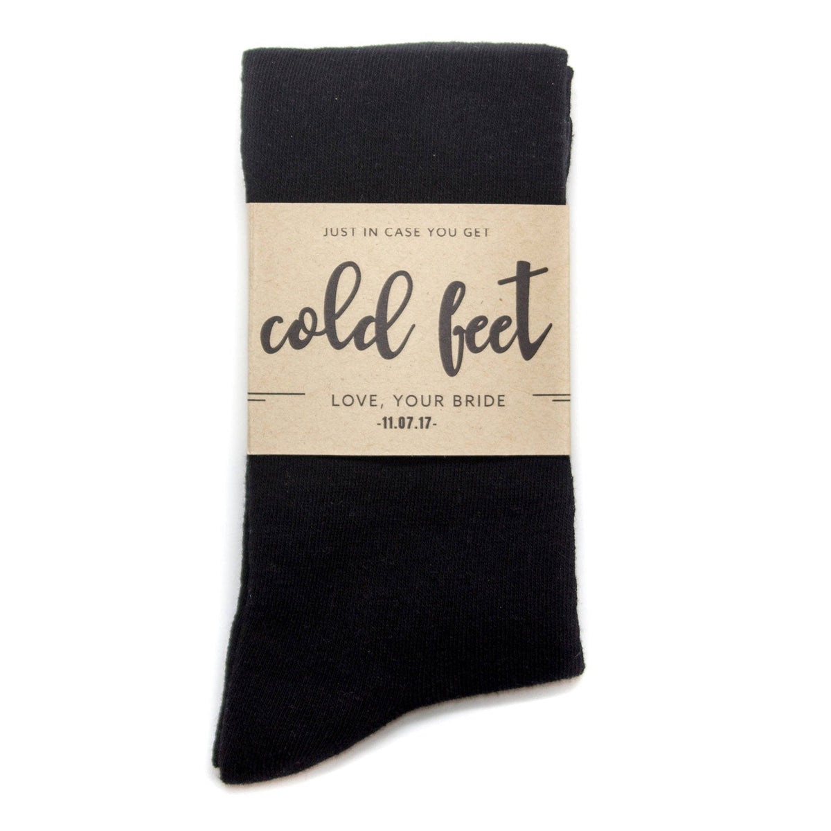 Socks for the Groom Against Cold Feet Heart Wedding Socks 
