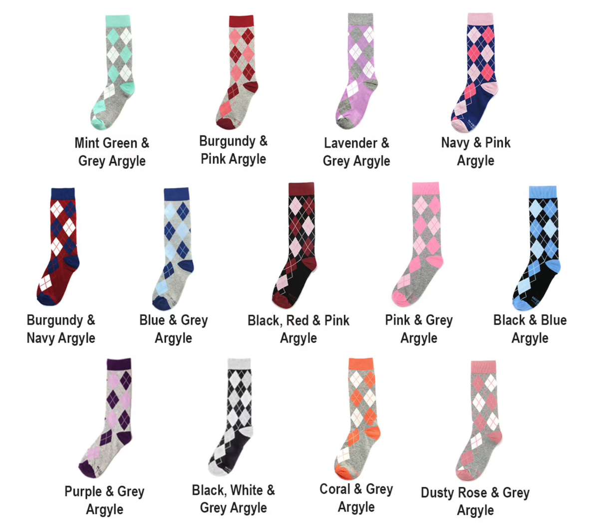 Green with Red and Yellow Argyle Socks for men : Groomsmen Socks Gift,  Argyle Socks For Men and more