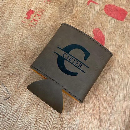 Cool Off Koozie Black / Letter