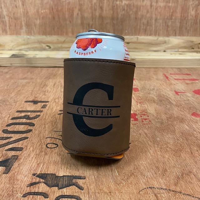 Cool Off Koozie Brown / Letter