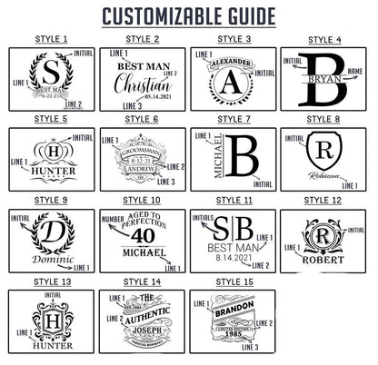 Great Personalized Decanter With Low Ball Glasses | Quick Delivery! Decanter Set