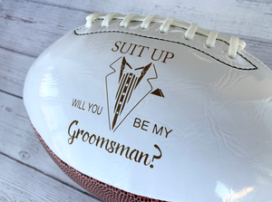 Football Groomsmen Proposal Sports Groomsmen Gifts