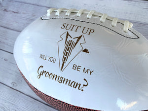 Football Groomsmen Proposal Sports Groomsmen Gifts