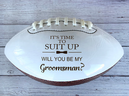 Football Groomsmen Proposal Sports Groomsmen Gifts