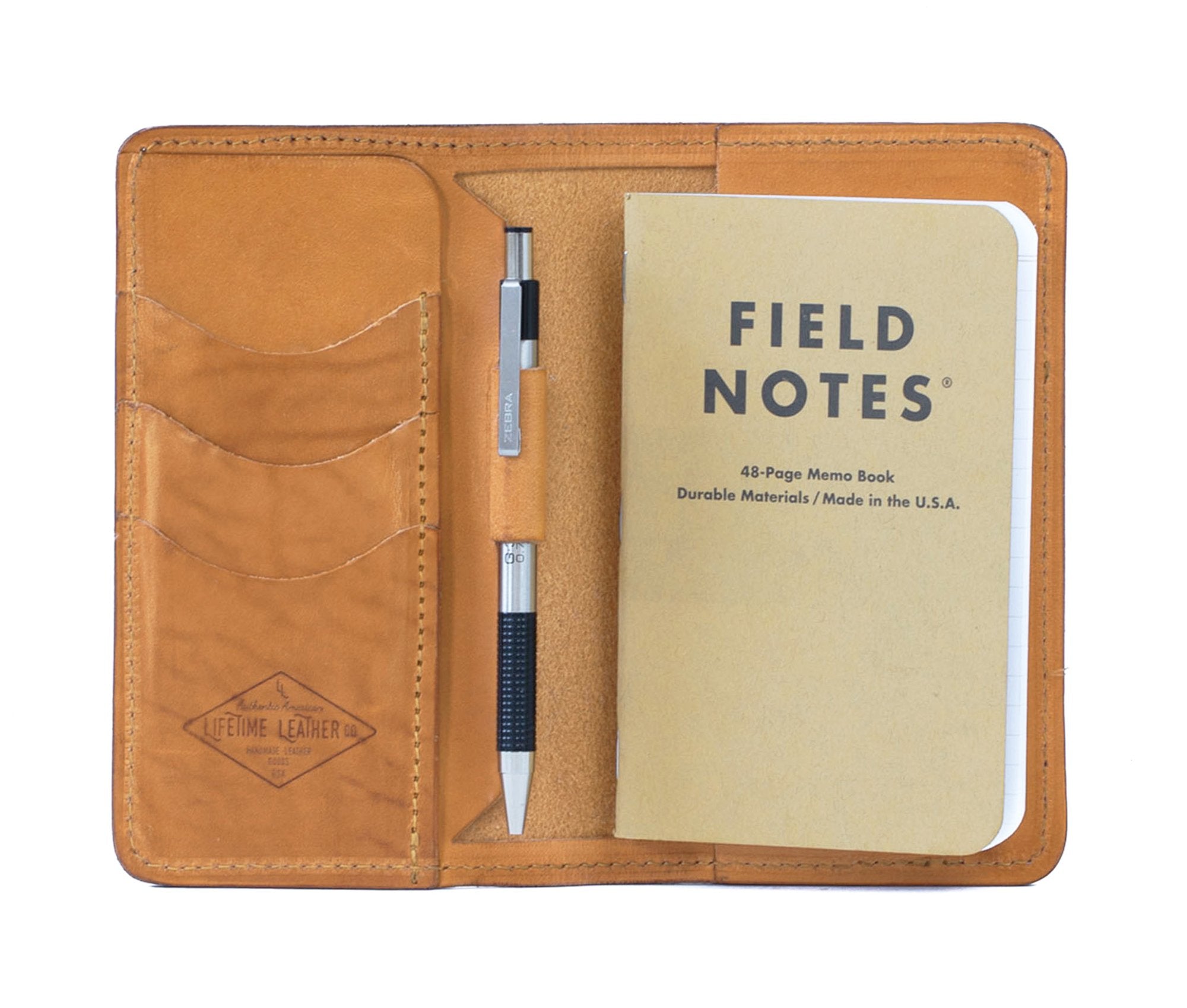 Field Notes Wallet Natural Russet