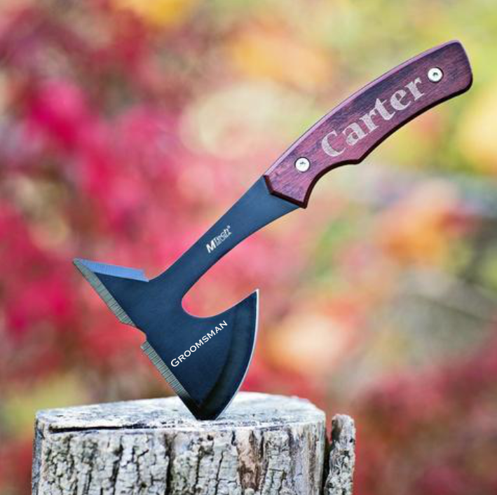 The Best Groomsmen Hatchet (on sale for $29.99) Proposal