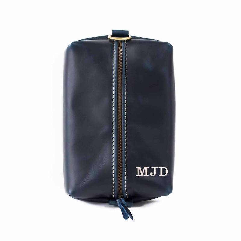 Heirloom Toiletry Travel Bag / Dopp Kit INK BLUE