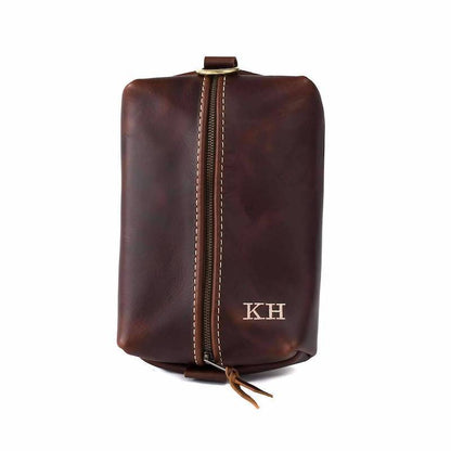 Heirloom Toiletry Travel Bag / Dopp Kit OXFORD BROWN