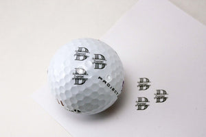 Wooden Golf Ball Stamp