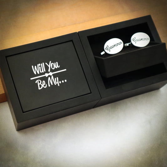 Groomsmen Proposal Cufflinks Cufflinks