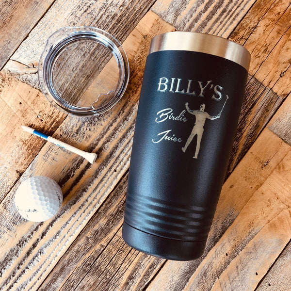 Personalized Birdie Juice 20oz Tumbler – sundayninesgolf