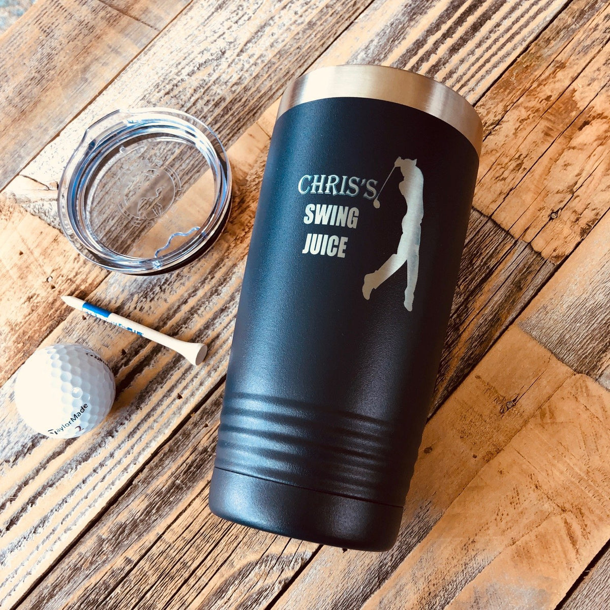 Golfing Engraved YETI Rambler Tumbler Engraved Travel Mug 