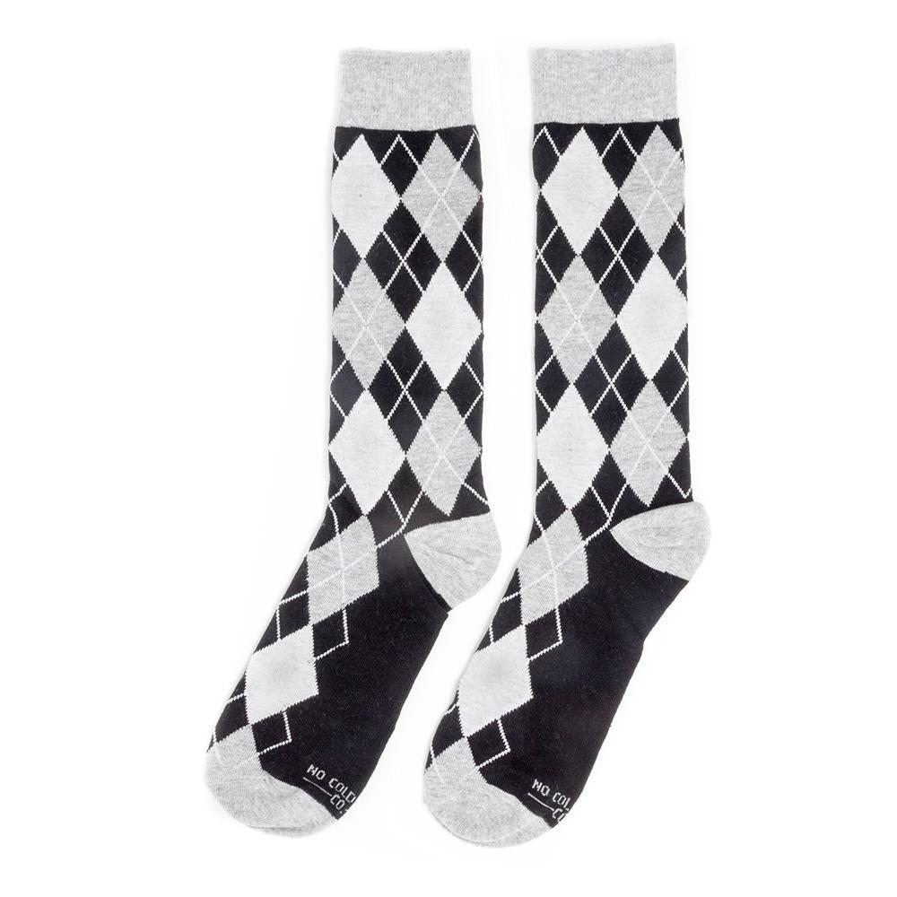 Need My Boys Black and White Argyle