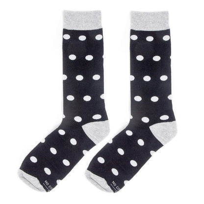 Need My Boys Black and White Polka Dots