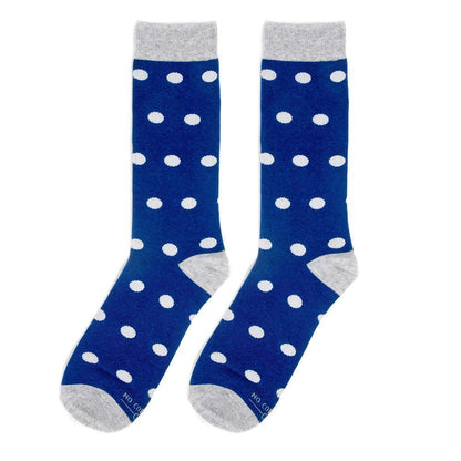 Need My Boys Navy and White Polka Dots