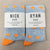Personalized Groomsmen Proposal Socks Grey and Orange Polka Dots