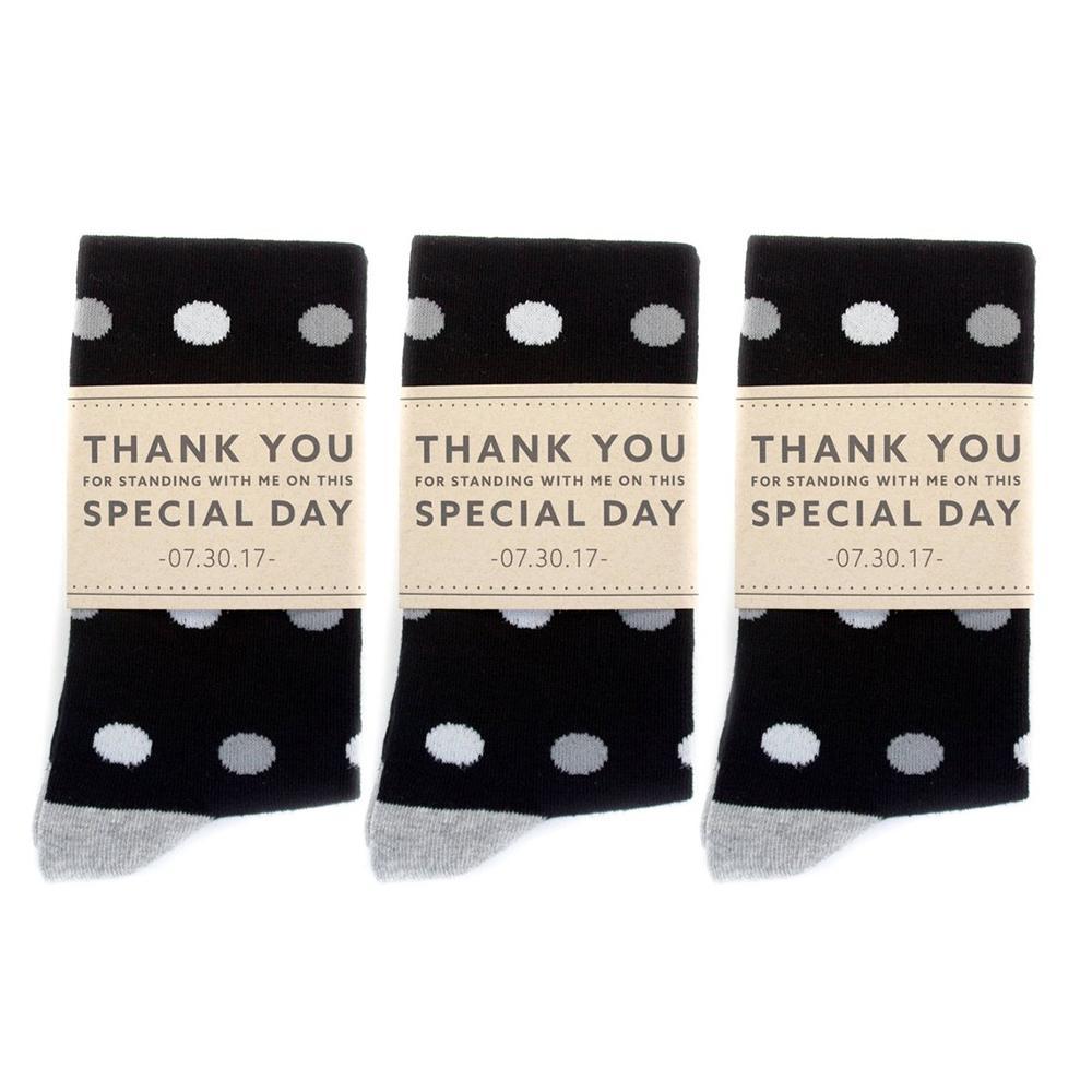 Grateful Personalized Groomsmen Socks - Socks - GroomsDay