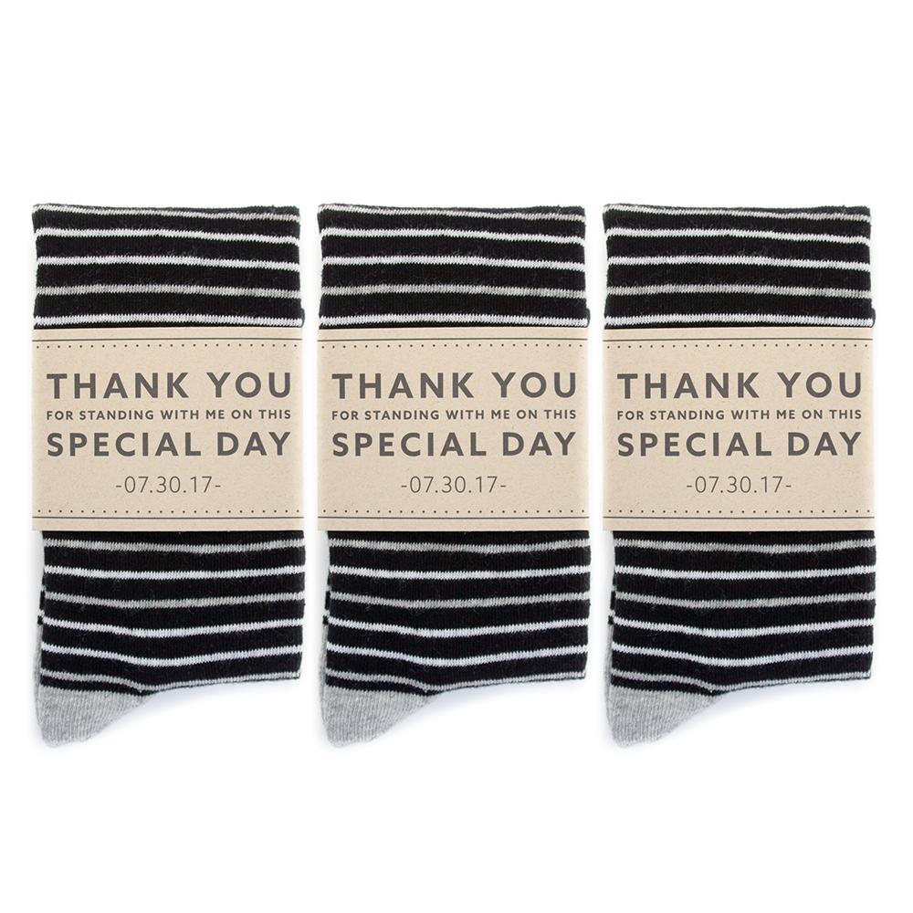 Grateful Personalized Groomsmen Socks - Socks - GroomsDay