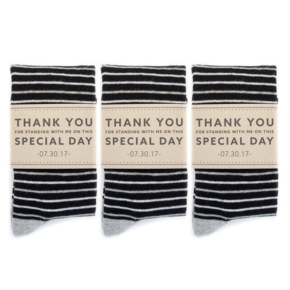 Grateful Personalized Groomsmen Socks - Socks - GroomsDay