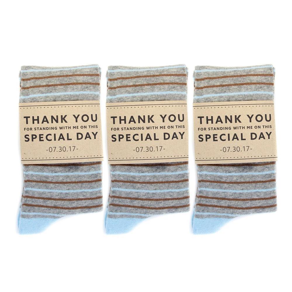 Grateful Personalized Groomsmen Socks - Socks - GroomsDay