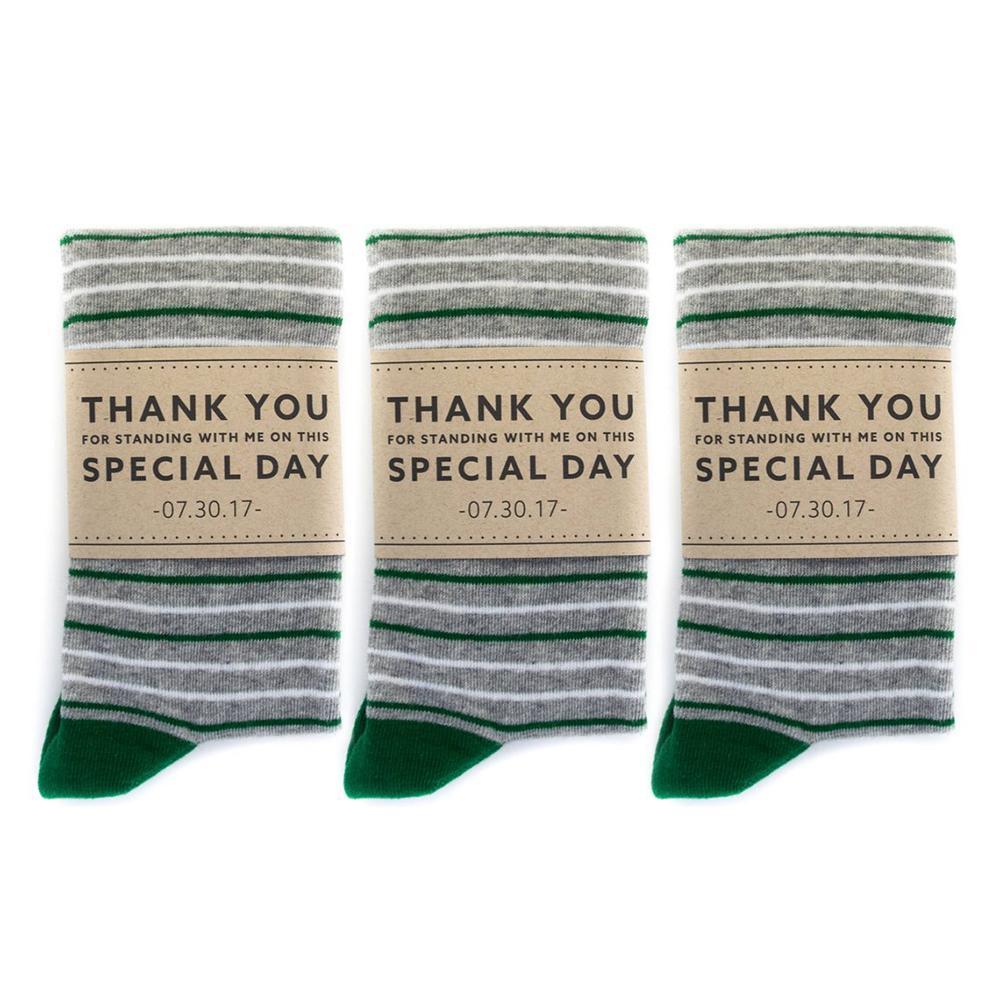 Grateful Personalized Groomsmen Socks - Socks - GroomsDay